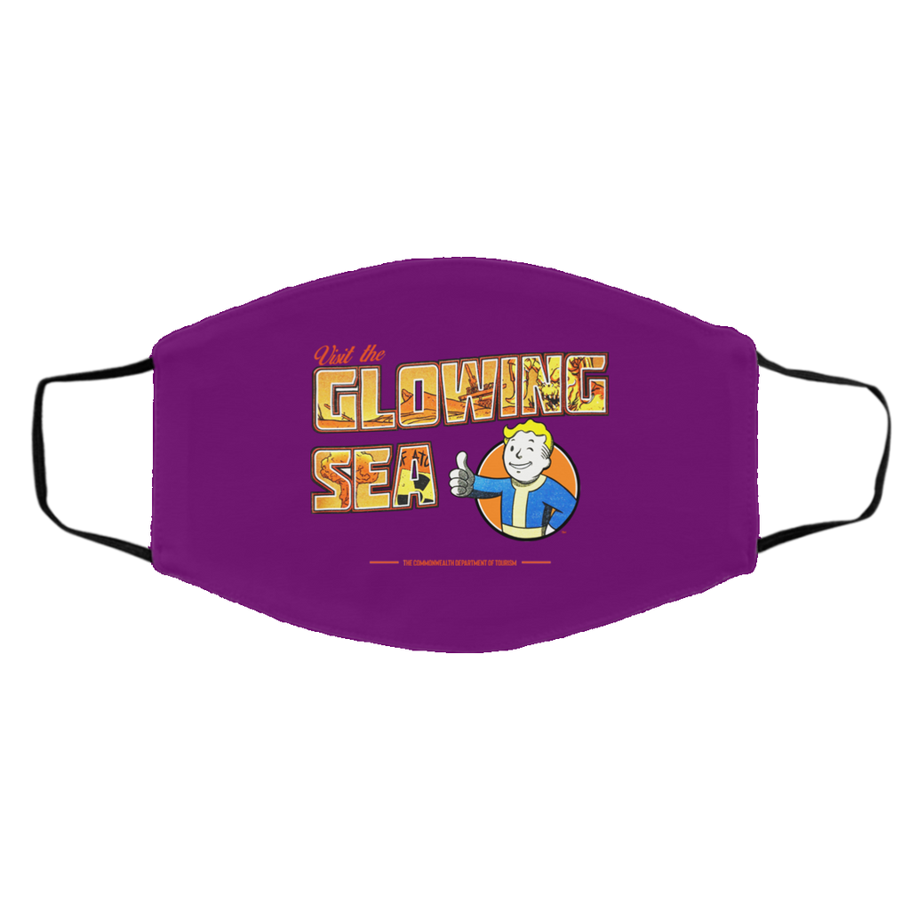 Visit The Glowing Sea The Commonwealth Department Of Tourism Face Mask