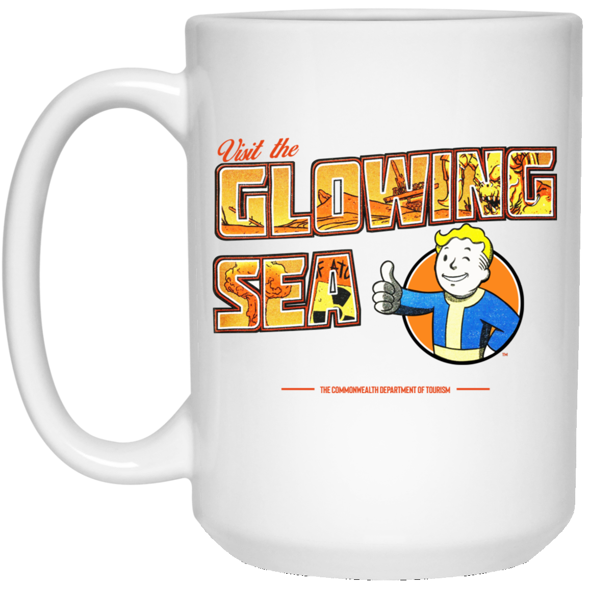 Visit The Glowing Sea The Commonwealth Department Of Tourism Mug