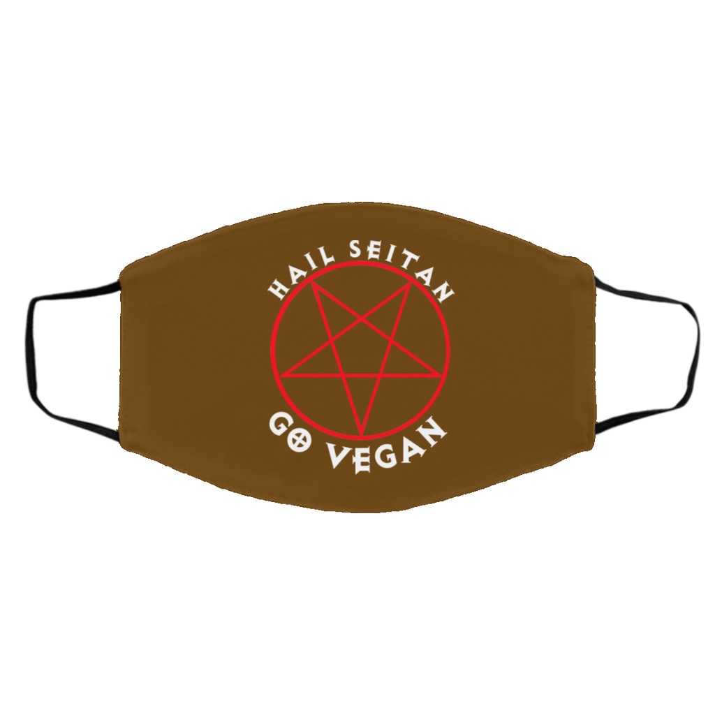 Hail Seitan Go Vegan Face Mask