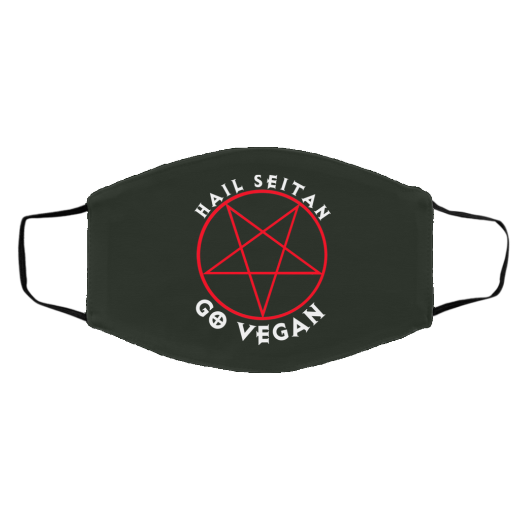 Hail Seitan Go Vegan Face Mask