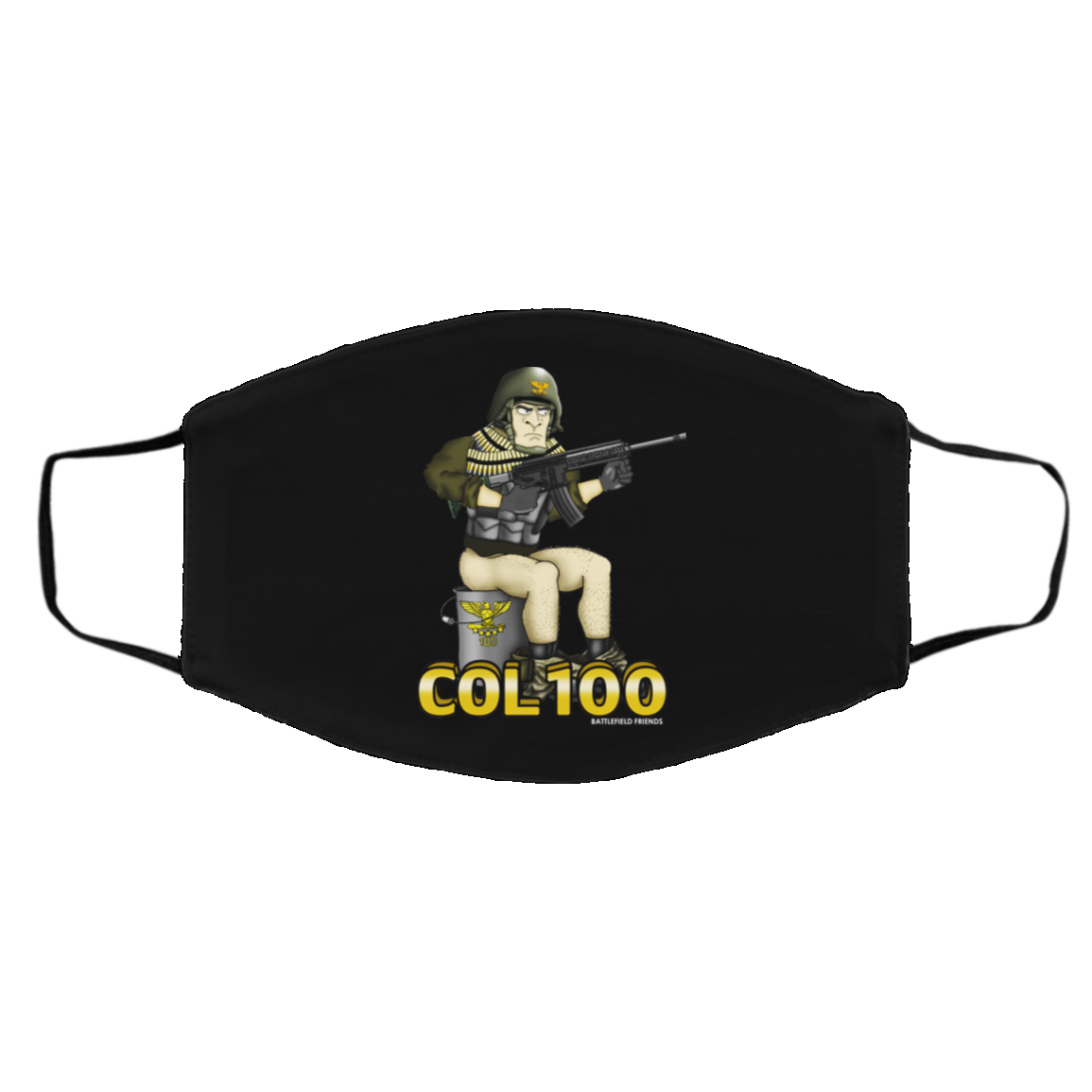 Col 100 Battlefield Friends Face Mask