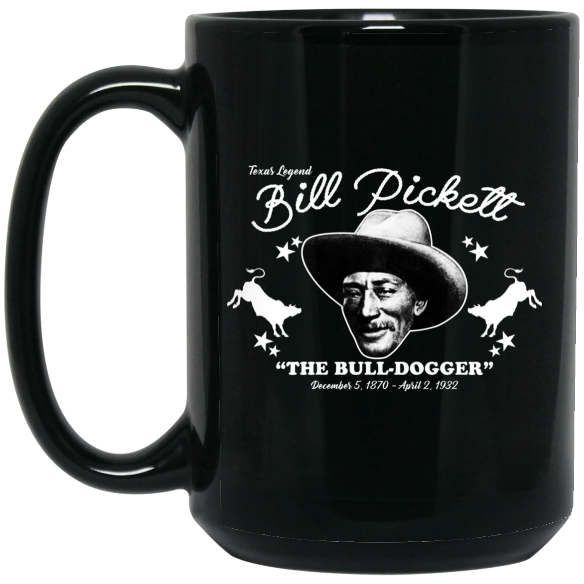 Bill Pickett The Bull-Dogger Mug