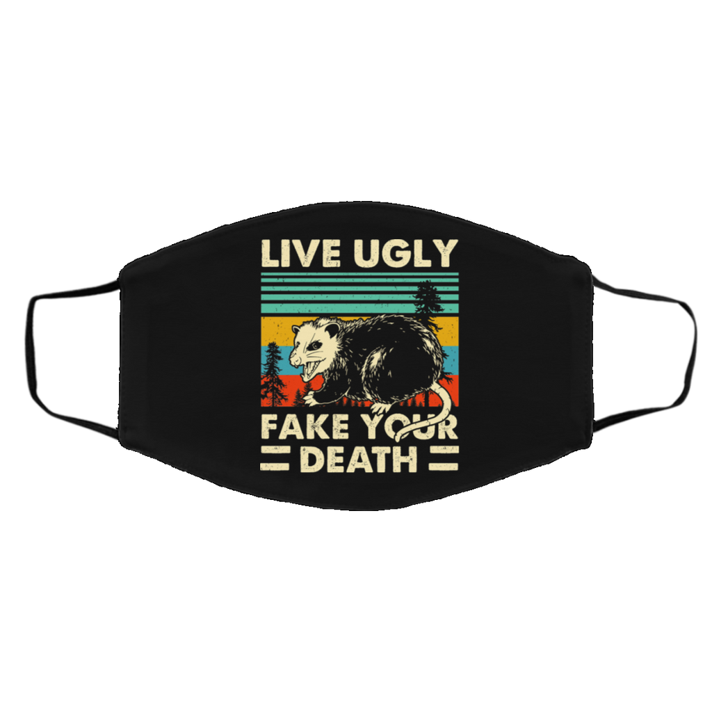 Opossum Live Ugly Fake Your Death Face Mask