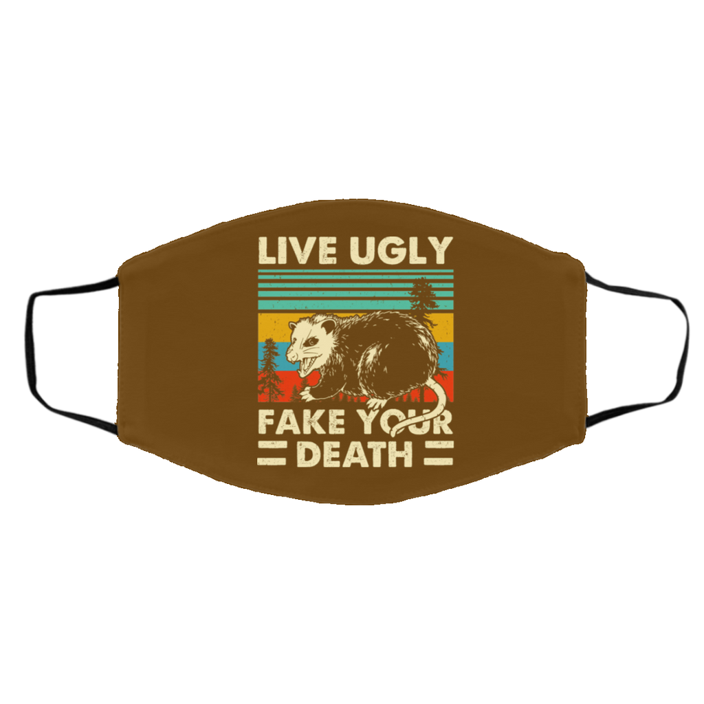 Opossum Live Ugly Fake Your Death Face Mask