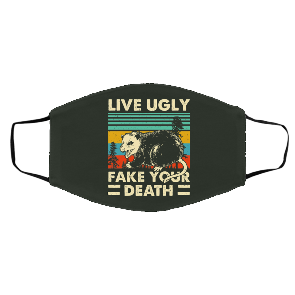Opossum Live Ugly Fake Your Death Face Mask