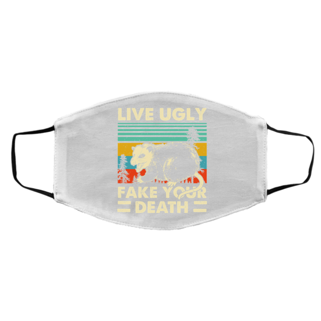 Opossum Live Ugly Fake Your Death Face Mask