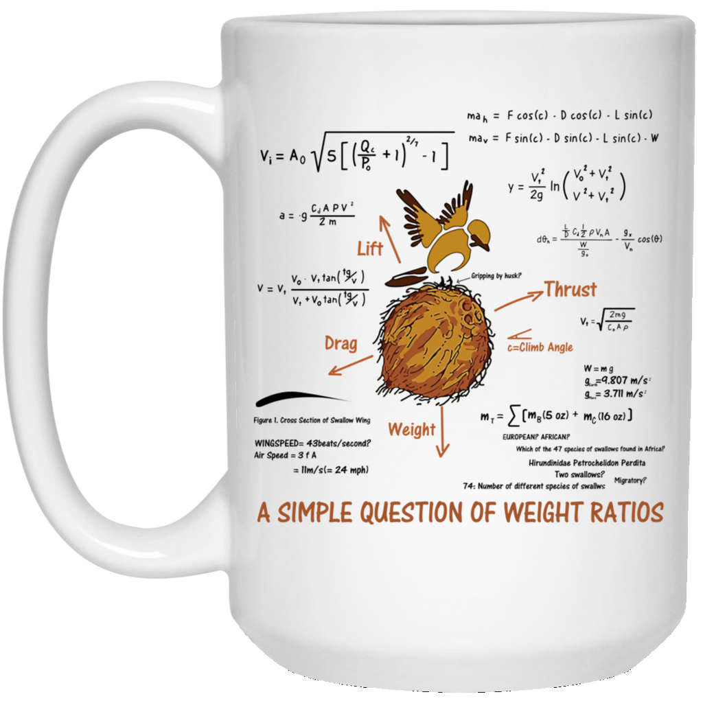 A Simple Question Of Weight Ratios Funny Math Teacher Mug