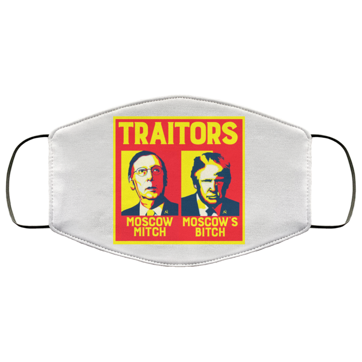 Traitors Ditch Moscow Mitch Face Mask