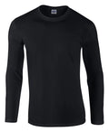 Personalised Custom Gildan Softstyle Long Sleeve T-shirt Casual Crew Neck GD011