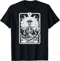 The Dad Tarot Card Skeleton Father Tools Gothic Occult T-Shirt