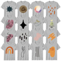 Modern Minimalist T-Shirt Organic Shapes Art Lover Gift