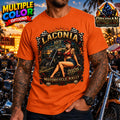 Laconia Bike Week 2026 NH Weirs Motorcycle Rally New Hampshire Pinup T-Shirt