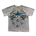 Y2K Grunge Skull Star Wing Tee – Cyber / Punk Style T-Shirt