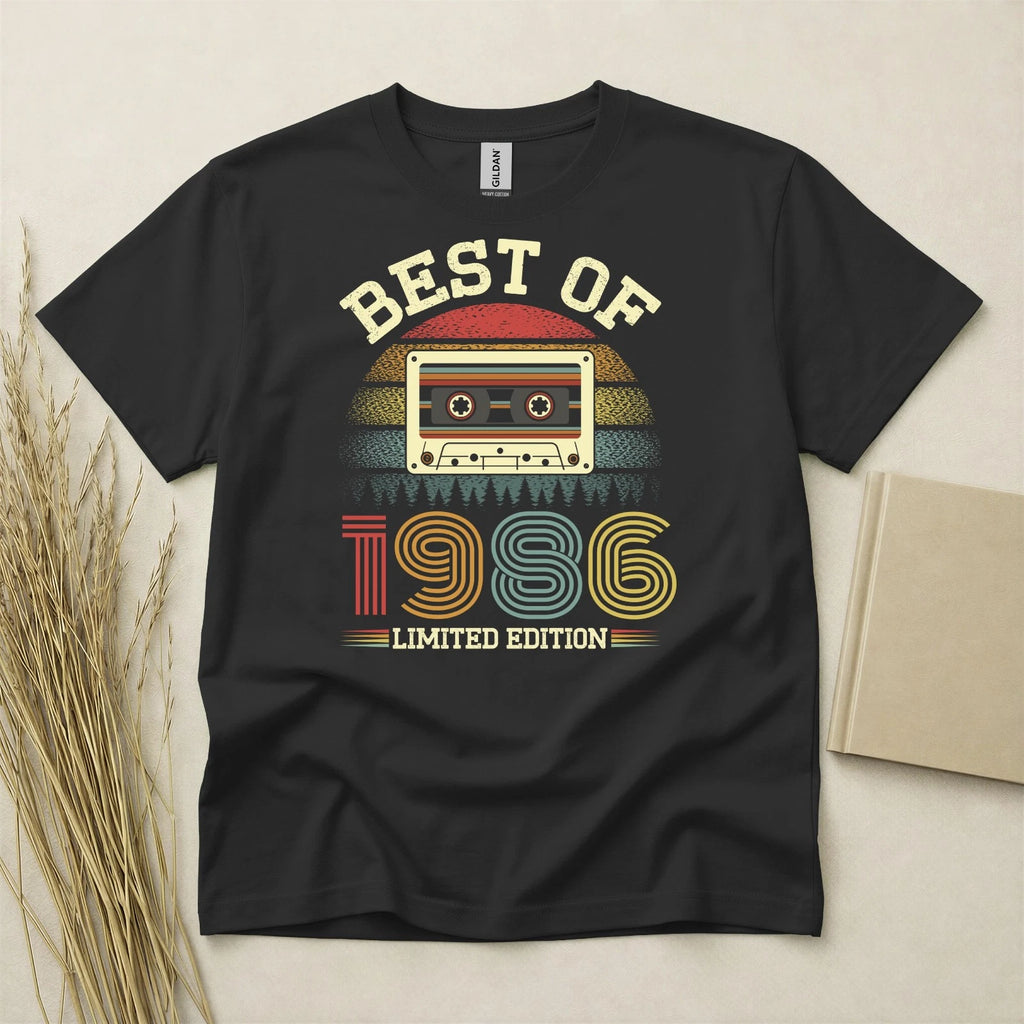 Best Of 1986 40th Birthday T Shirt Custom Year Gift Gildan Heavy Cotton Tee