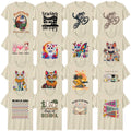Novelty Teachers Cat Adult T-Shirt Education Birthday Gift