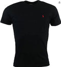 Polo Ralph Lauren Mens Custom Fit Crew Neck T Shirt in Black Size Small