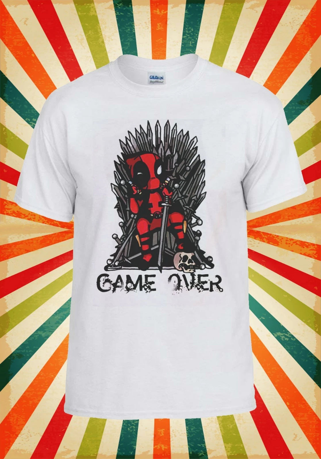 Game Over Dead Pool Game Of Thrones Men Women Vest Tank Top Unisex T Shirt 1913