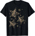 Spiral Star Y2k Whimsy Grunge Vintage Alt Brown Graphic T-Shirt unisex T-Shirt