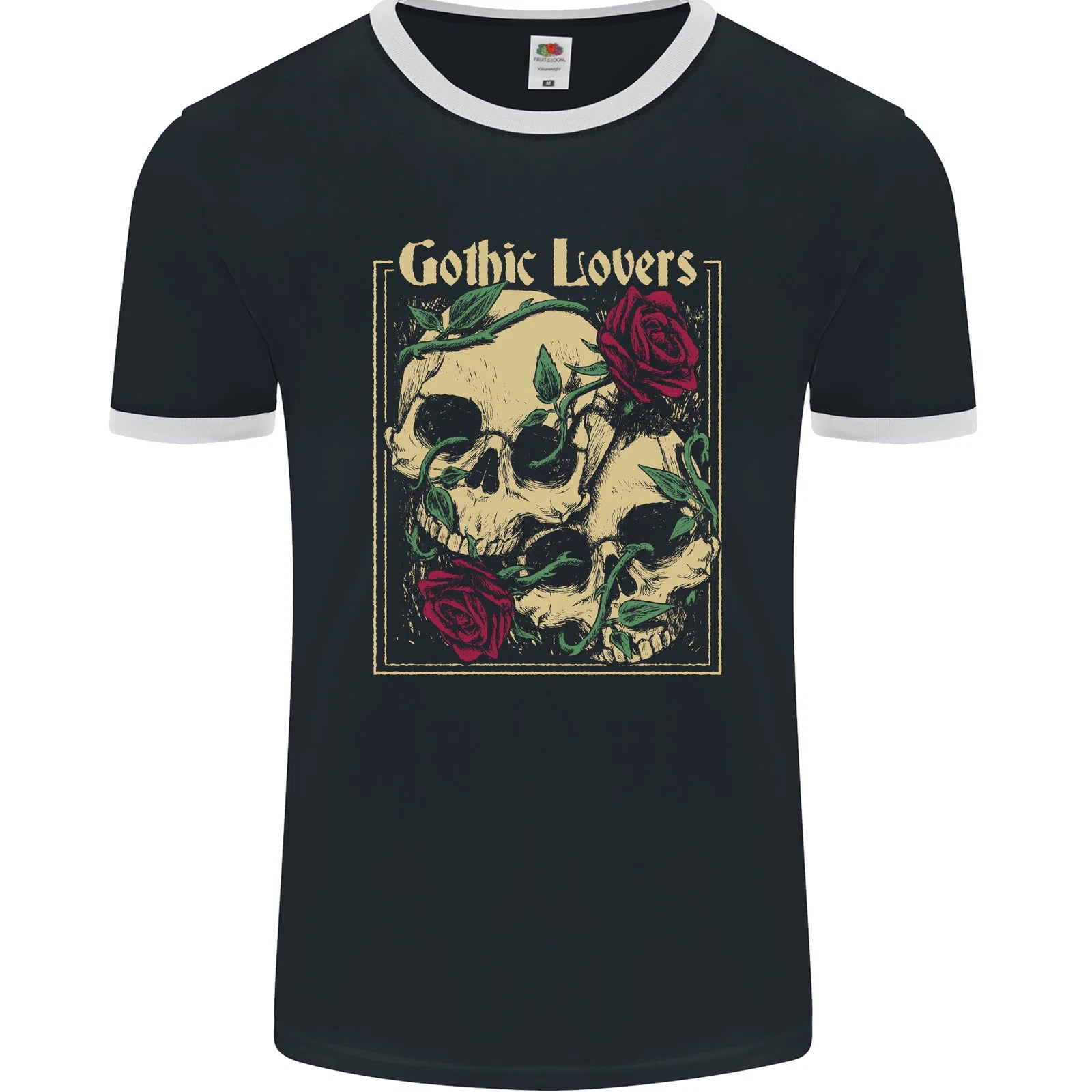 Gothic Lovers Tarot Cards Fortune Teller Mens Ringer T-Shirt FotL