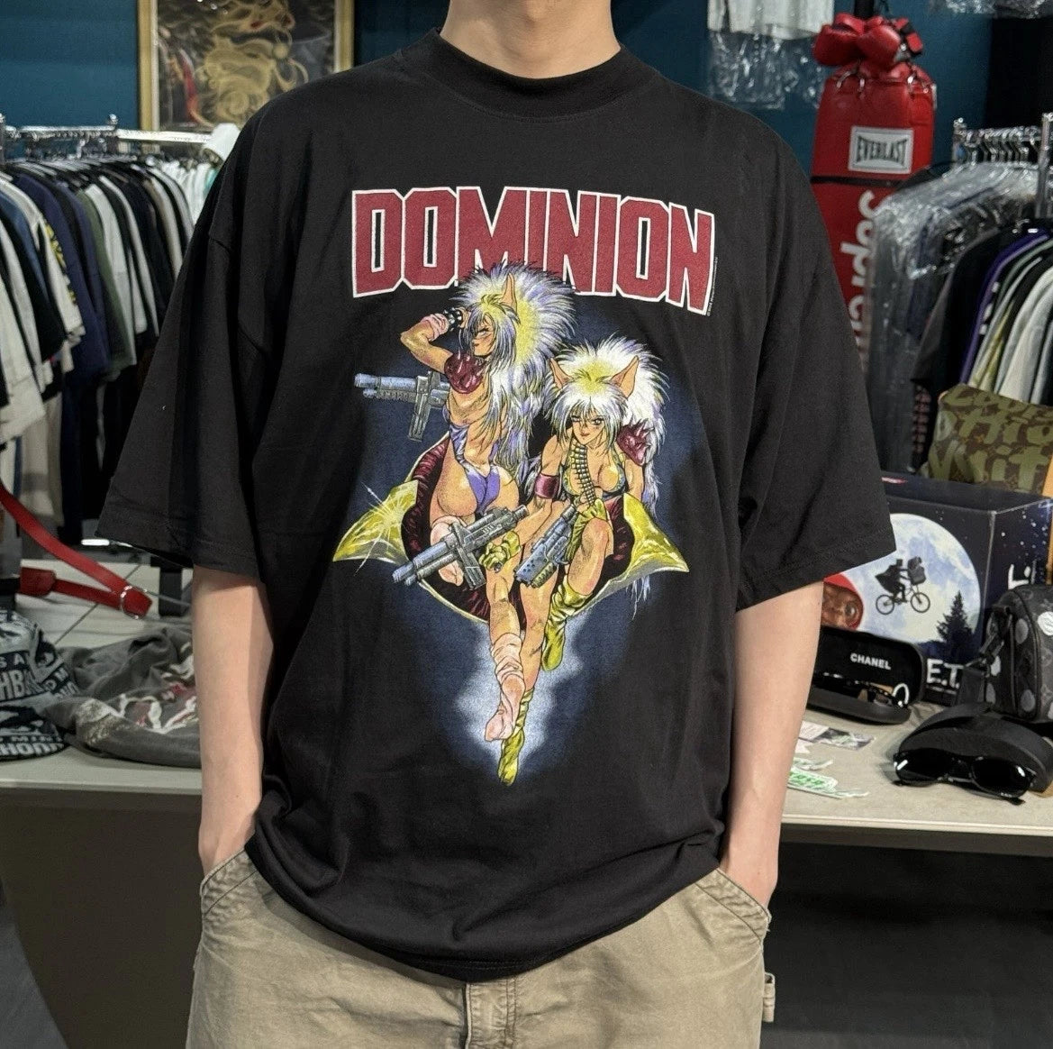 100% Authentic Vintage 90s DOMINION Tank Police Anime T Shirt Cyberpunk