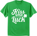 Funny St Patrick Day T-shirt Mens Graphic Tee Irish Ireland Kiss Me Lucky Clover