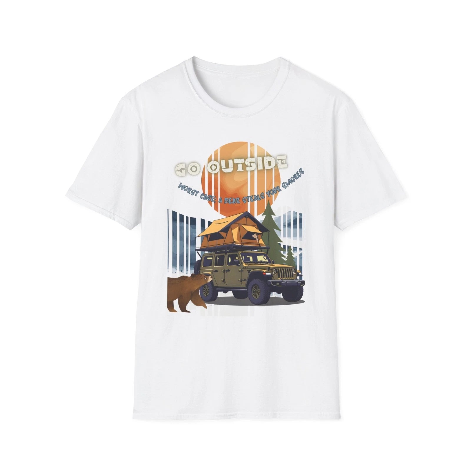 Overland Off Road Adventure T-Shirt | 4x4 Camping Trail Graphic