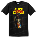 Alice Cooper Rock T Shirt Gothic Horror Skull Punk Concert Vintage Graphic Tee