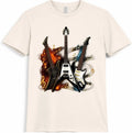Electric Guitar T-Shirt Rock Band Music Guitarist Lover Gift Vintage Graphic Tee