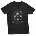 Skull Rose Goth Y2K Alt Flower Grunge Gothic Emo Aesthetic T-Shirt