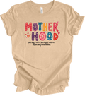 Colorful Retro Motherhood Design – Vibrant Patterns & Fun Typography T-shirt