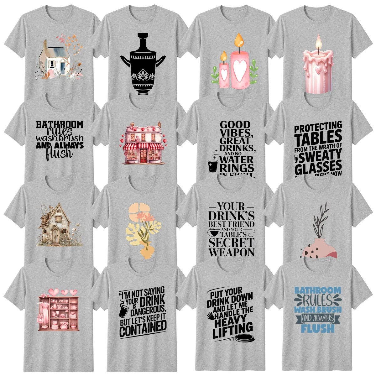 Floral Gardening T-Shirt Home Decor Valentines Day Gift