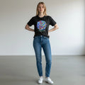 Indian Summer Art Unisex T-Shirt Hand Drawn Line Design Warm Sunset Aesthetic