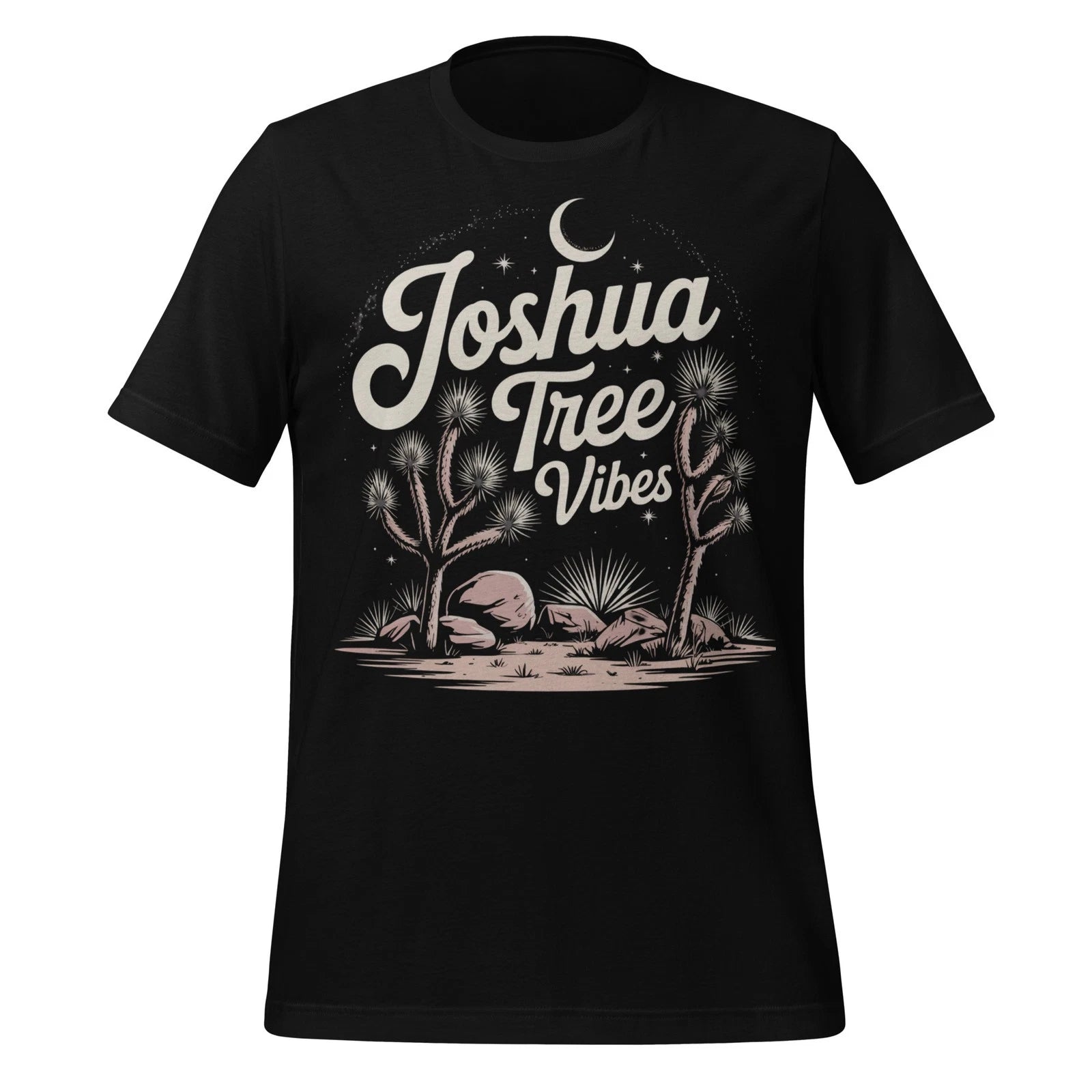 Joshua Tree Vibes Shirt Desert Sunset Hiking Nature Graphic Tee Unisex Casual