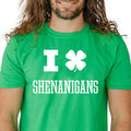 I Clover Shenanigans T-Shirt | Funny St. Patrick's Day Shamrock Tee