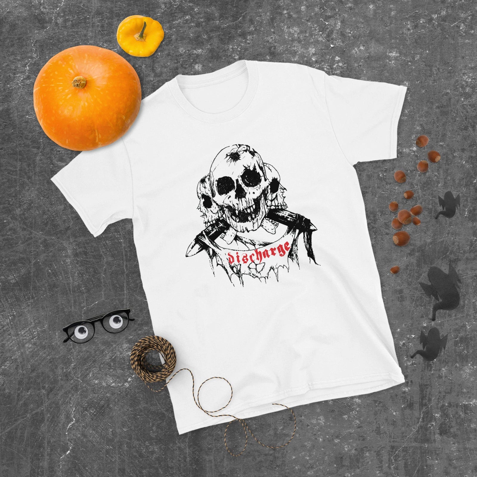 DISCHARGE - Vintage Logo T-Shirt UK Punk 80s Style