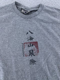 Vtg Aeropostale Shirt Mens Small Gray Japanese Kanji Graphic Tee Aerographic