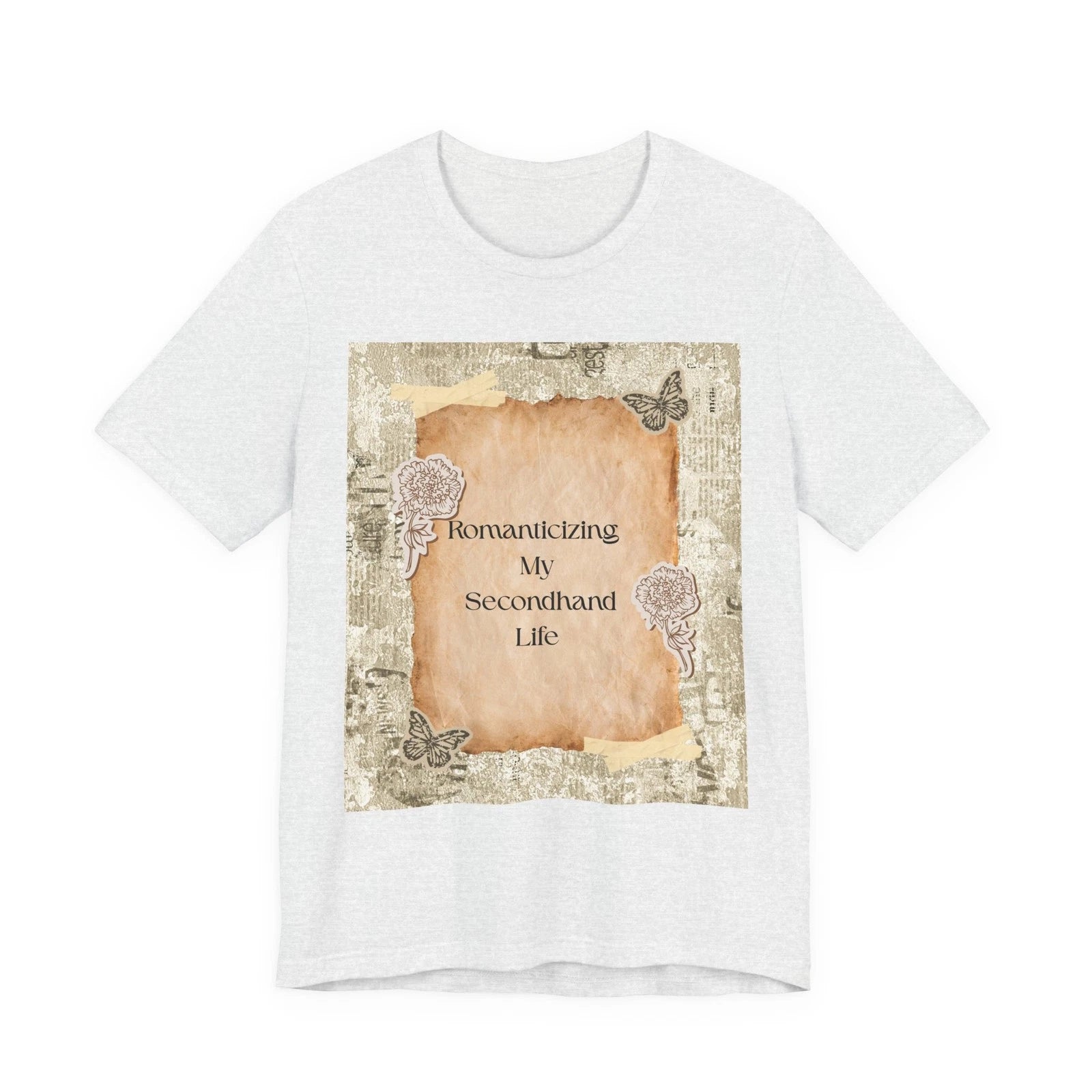 Romanticizing My Secondhand Life T-Shirt | Vintage Collage Tee