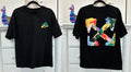 Off-White Abstract Arrows Reprint Tee Black Graphic Streetwear Shirt S-5XL