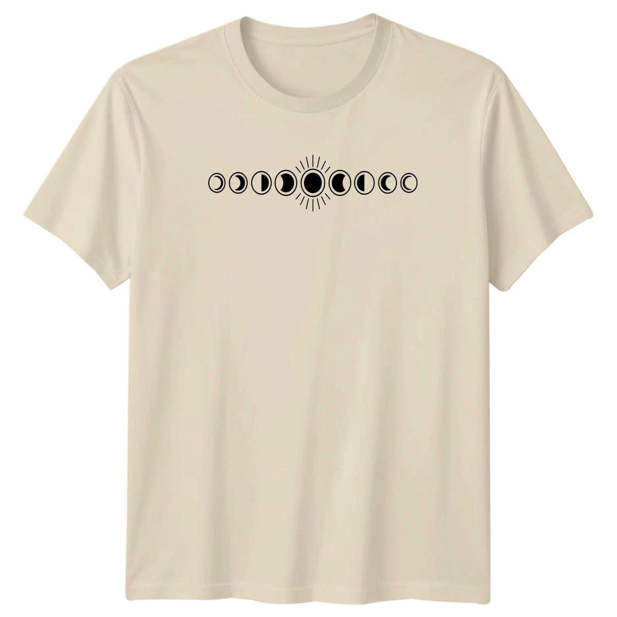 Celestial Moon Phase Sun Design T-Shirt Moon Phases Celestial Birthday Gift
