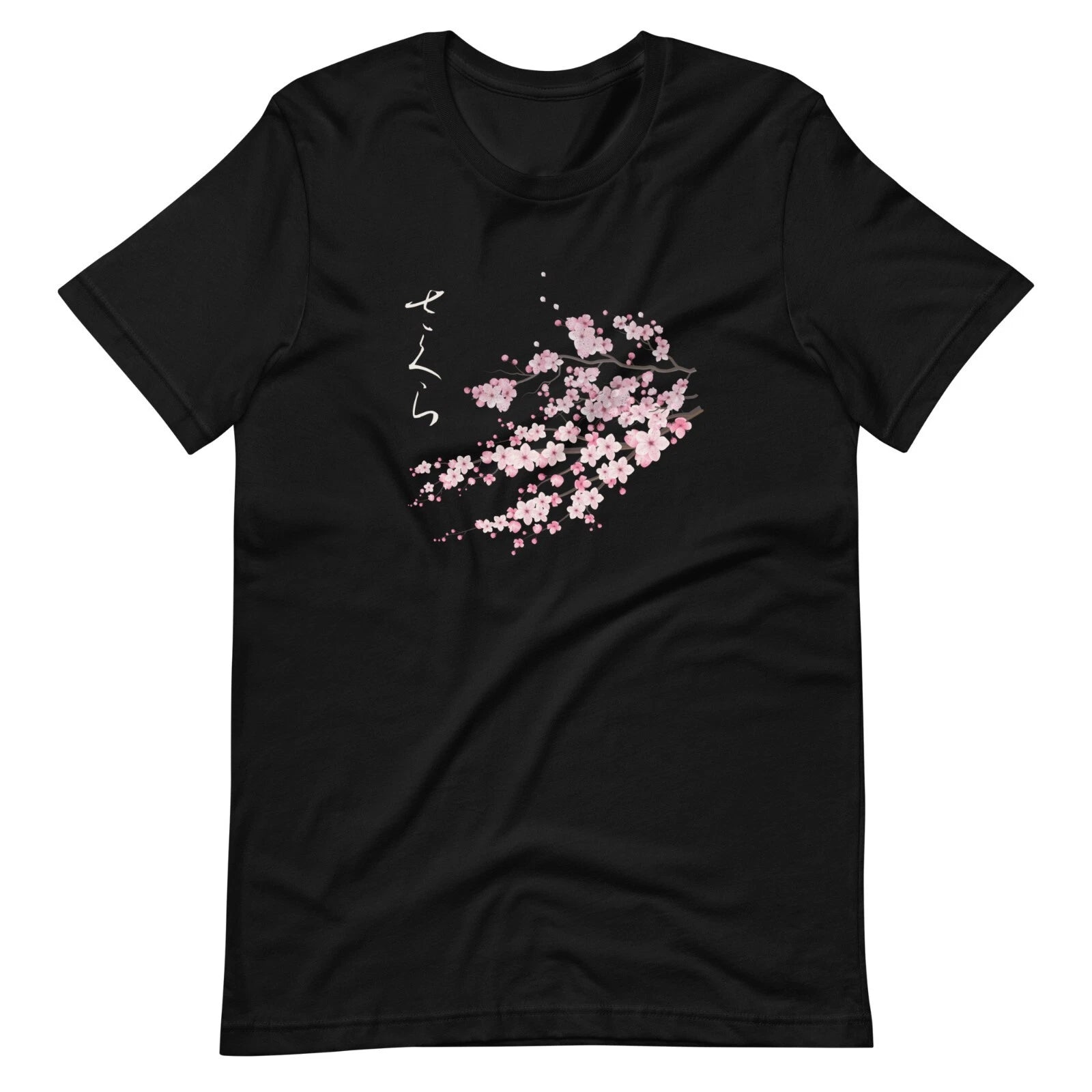 Japanese Cherry Blossom Sakura Graphic Unisex T-shirt, Japanese Streetwear