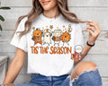 Pumpkin Spice Latte Shirt, Fall Doodle Tee, Autumn Leaves Shirt, Cozy Thanksgivi