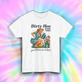 Dirty Hoe Garden T-Shirt | Funny Pinup Tulip Gardening Humor Graphic Tee S-5XL