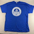 Gildan Bonnaroo Music Festival T-Shirt Mens XL Blue Good 2016 Safety Staff Tee