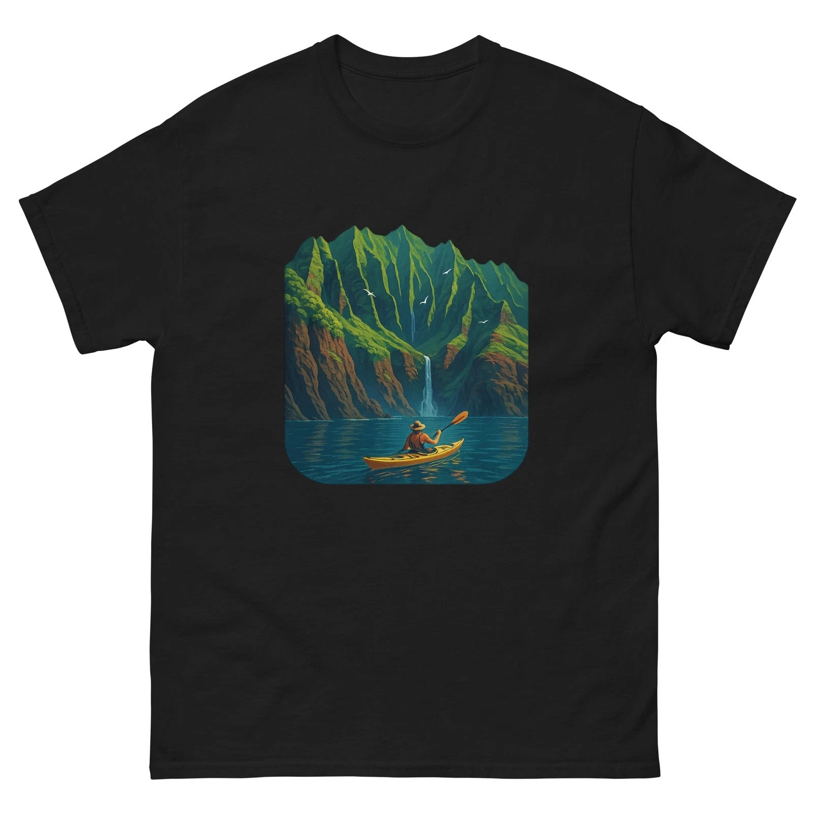 Kayaking The Coast Hawaii Tee | Island Cotton T-Shirt | Pacific Gift