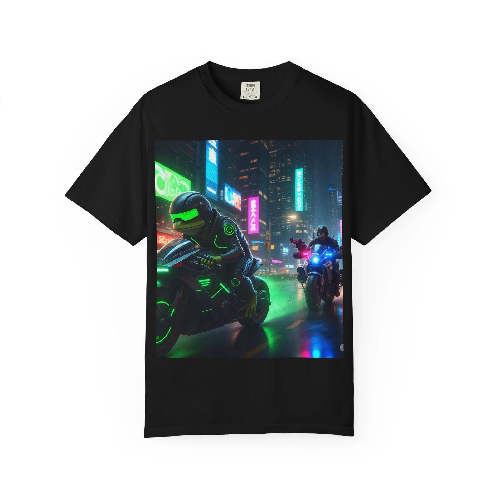 Neon Racing Unisex Tee - Cyberpunk Style Shirt, Gamer T-Shirt, Retro [...]