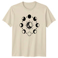 Celestial Sun Moon Phases Esoteric T-Shirt Moon Phases Celestial