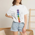 Chakra Alignment Graphic T-Shirt sacred geometry | Seven Chakra Energy Tee