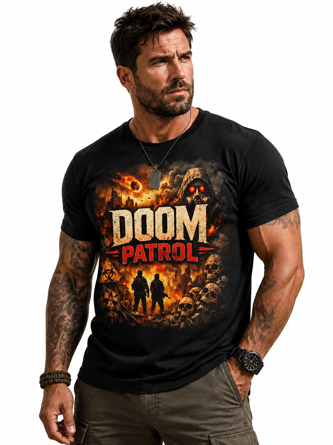 Doom Patrol Graphic T-Shirt | Prepper Survival Apocalypse Tactical Tee