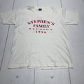 Vintage Fruit Of The Loom Stephens Family Reunion 1996 White T Shirt Mens Large