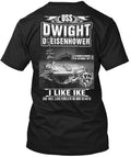 Uss Dwight D. Eisenhower Cvn-69 D Deisenhower 18 T-Shirt Made in USA Size S-5XL